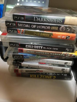 Sony playstation 3 original 160 gig model 1 controller and 12 games