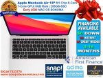 Apple Macbook Air 13.3” M1 Chip 2020 256GB 🗣️PAY OVER TIME⏳