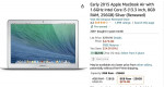 MacBook Air laptop computer + 300 GB external hard drive