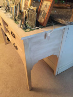 Whitewash buffet table