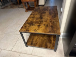 Industrial coffee table