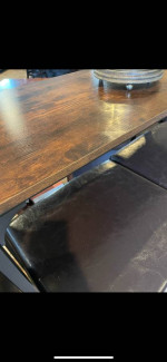 Bistro table and stools