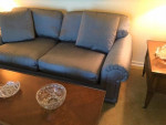 Blue/Gray Sofa
