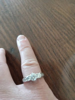 14K Diamond Engagement Ring