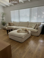 Gorgeous Six Penny Sectional Sofa with Chaise Lounger