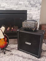 Bugera T5 Infinium Guitar Tube Amp Head+Crate GE-406R Guitar Cabinet