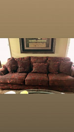 DESIGNER QUALITY ESTATE LIVING AND DINING ROOM FURNITURE SOFA & TABLES