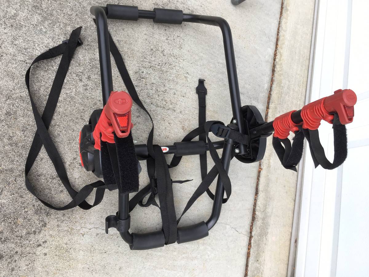 Bell 2 bike carrier rack rear trunk/bumper mount, only