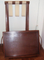 Tray Top Cross Legs Folding Table