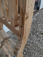 Wood Bar Height Table and Chairs Project