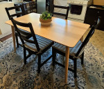 IKEA Lisabo Dining Table - IKEA Nordviken Dining Chairs w/Nordviken Chair Pads