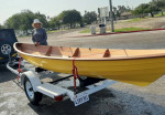 Hand Built Wooden Dory 17ft. Row Boat