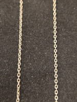 Sterling Silver Inifinite Hearts Slide Charm on 18in. Round Link Chain