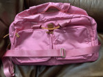 NEW Bric's Luggage X-Bag 18" Pink Boarding Duffle Nylon w/Leather Trim