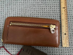 MW Wallace Dakota Sienna Wallet NEW (retails at $195)
