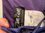 Formal Prom Gown, Size 11/12, Navy Blue Satin, Strapless, ZumZ