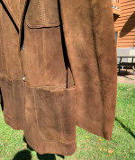 Suede Leather Blazer Jacket