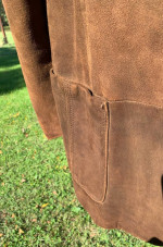 Suede Leather Blazer Jacket