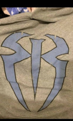 roman reigns vintage 2014 M official wwe hoodie hit hard hit often