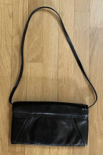 Michael Kors Black Leather Crossbody Bag
