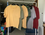 Women’s ladies shirts tops blouses lot size medium Mens sz L Polo