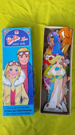 Sun Valley Barbie and Ken Paper Dolls Toy Vintage 1974 Whitman