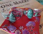 Fancy Stone Cuff Bracelets