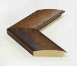 Brown frame for Diploma, Picture, Poster or Photo, 3.3 inches wide, 1.42 inches high.