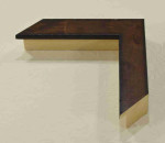 Picture Frame, Wooden Veneer Karelian Birch Width 1.2 inches, Height 1.2 inches.