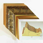 Frame Oil painting. Art gallery style frame. Polystyrene frame.