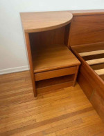 Vintage Jesper (Denmark) MCM Teak Queen Bed