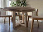 Solid Wood Table With Chairs