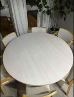Solid Wood Table With Chairs
