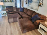 Sectional Couch and Ottoman
