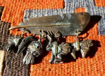 Native American Indian Bronze & Copper Pins and Pendants
