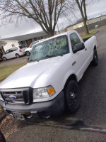 2010 Ford Ranger in white, showcasing a clean exterior and low mileage for sale in Green Bay.