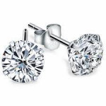 Diamond Stud Earrings 4 Sale BNIB - Papers