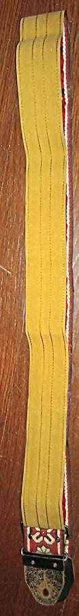 Vintage ACE Guitar or Bass Strap 1960s 1970s red white black