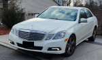 2010 Mercedes-Benz E-Class E350 sedan in white, fully loaded with luxury features and low mileage.