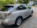 2012 Lexus RX 350 FWD, single owner, gray leather interior, obsidian exterior, in excellent condition, parked.