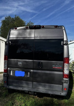 2017 Ram Promaster van for sale with 81,000 miles, featuring a sleek exterior and ready for custom build-outs.