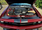 2014 Dodge Challenger SXT engine bay with V6 powertrain and new components for optimal performance.