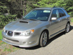 2006 Subaru WRX wagon with turbocharged engine, showcasing its sleek design and sporty features.