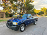2008 Ford Ranger in excellent condition with 76,000 miles, featuring a blue exterior and manual transmission.