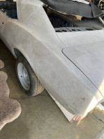 1967 Chevy Camaro RS Coupe with stripped body, ready for restoration and paint work.