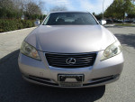 Front view of a well-kept 2007 Lexus ES 350 luxury sedan with 96k miles, showing clean exterior and grill.