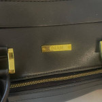 Black "Faux Leather" Purse by 'Iman Handbags' - Like NEW!