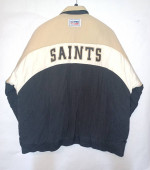 Reebok NFL ProLine New Orleans Saints Football Puffer Jacket XL EUC