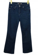 JEANS MIRACLEBODY - Size 4 USA Stretch Dark Blue Indigo Straight Leg