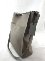 NEW ALLSAINTS Mast Leather Shoulder Tote Mink Grey